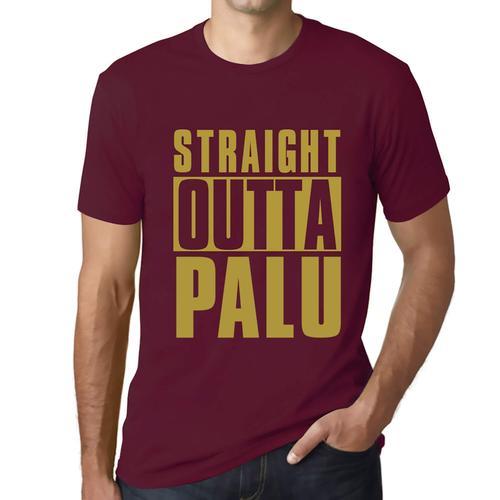 Homme Tee-Shirt Tout Droit Sorti De Palu - Straight Outta Palu - T-... on Productcaster.