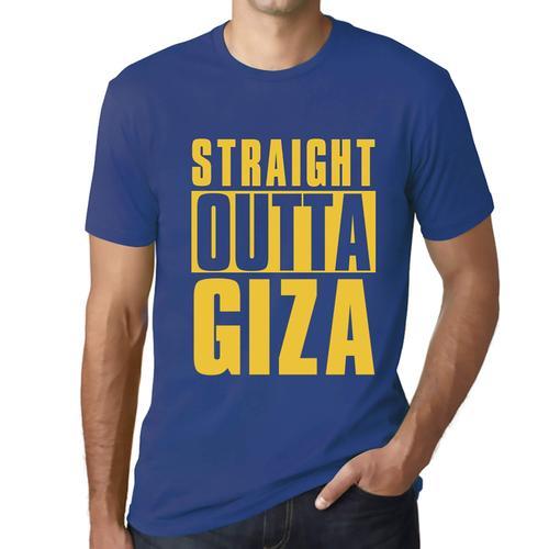 Homme Tee-Shirt Tout Droit Sorti De Gizeh - Straight Outta Giza - T... on Productcaster.