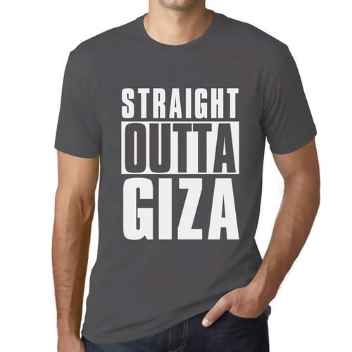 Homme Tee-Shirt Tout Droit Sorti De Gizeh - Straight Outta Giza - T... on Productcaster.