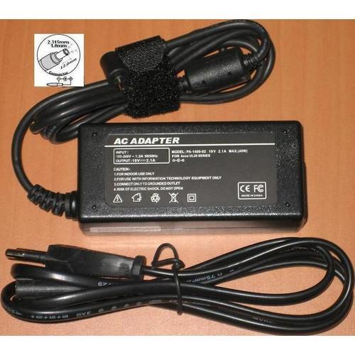 Alimentation Pour Asus Eee PC 1005HA, 19V 2.1A 40W, dia 2.315mm/1.0... on Productcaster.