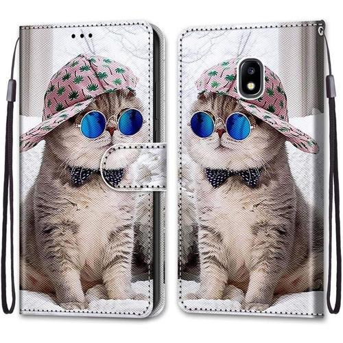 Coque Pour Samsung Galaxy J5 2017/J530, Etui En Cuir Pu Portefeuill... on Productcaster.