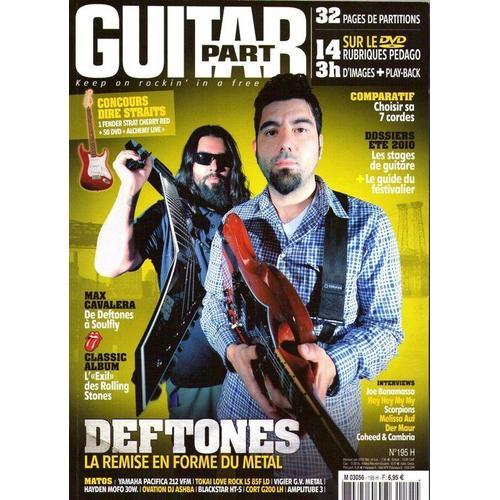 Guitar Part N° 195 : Deftones La Remise Ne Forme Du Métal on Productcaster.