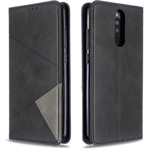 Coque Pour Xiaomi Redmi 8, Housse Portefeuille En Cuir Etui De Prot... on Productcaster.