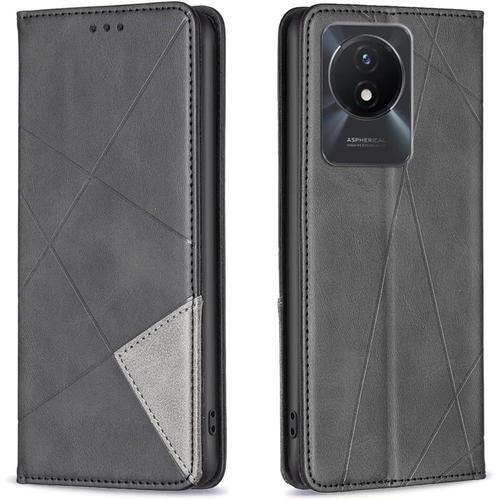 Coque Pour Vivo Y02 4g, Housse Portefeuille En Cuir Etui De Protect... on Productcaster.