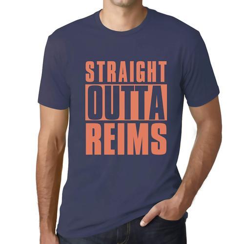 Homme Tee-Shirt Tout Droit Sorti De Reims - Straight Outta Reims - ... on Productcaster.