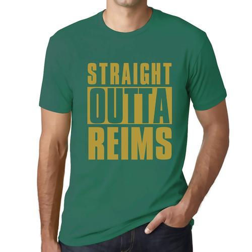 Homme Tee-Shirt Tout Droit Sorti De Reims - Straight Outta Reims - ... on Productcaster.