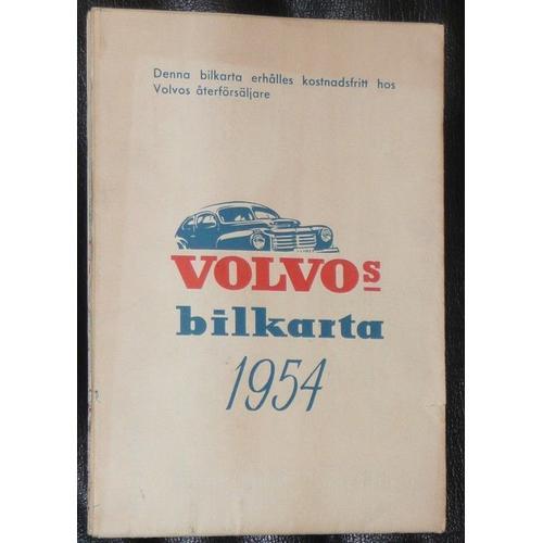 Carte Routière Suédoise 1954 Des Représentations Volvo on Productcaster.