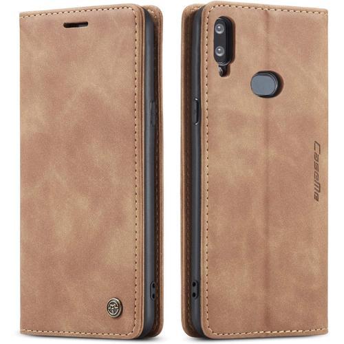 Coque Compatible Avec Samsung Galaxy A10s,Etui En Cuir Flip Housse ... on Productcaster.