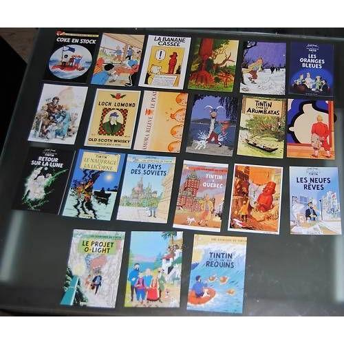 Tintin - Série Limitée De 21 Cartes Postales Collection Elysa. on Productcaster.