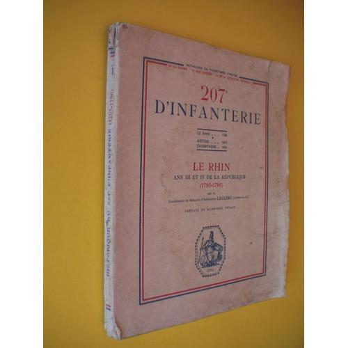 207° D'infanterie, Le Rhin Ans Iii Et Iv De La République 1795-1796 on Productcaster.