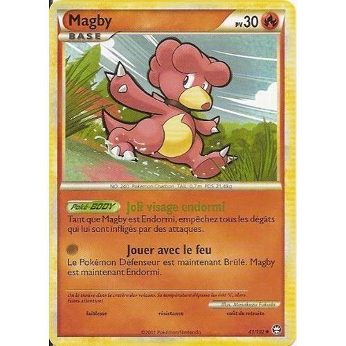 Magby (41/102) - Pokemon Hs Triomphe on Productcaster.