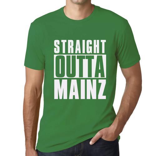 Homme Tee-Shirt Tout Droit Sorti De Mainz - Straight Outta Mainz - ... on Productcaster.