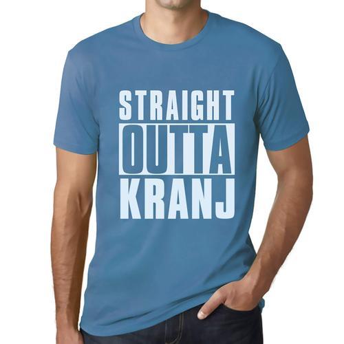 Homme Tee-Shirt Tout Droit Sorti De Kranj - Straight Outta Kranj - ... on Productcaster.