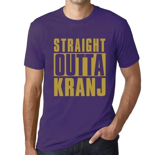 Homme Tee-Shirt Tout Droit Sorti De Kranj - Straight Outta Kranj - ... on Productcaster.