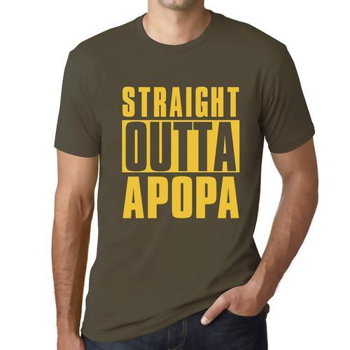 Homme Tee-Shirt Tout Droit Sorti D'apopa - Straight Outta Apopa - T... on Productcaster.