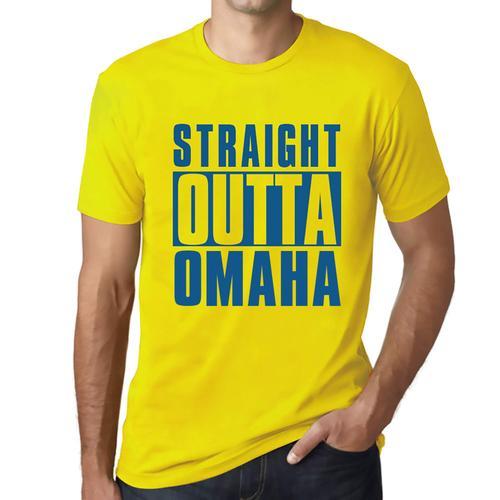 Homme Tee-Shirt Tout Droit Sorti D'omaha - Straight Outta Omaha - T... on Productcaster.