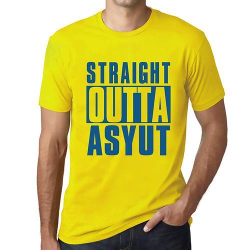 Homme Tee-Shirt Tout Droit Sorti D'assiout - Straight Outta Asyut -... on Productcaster.