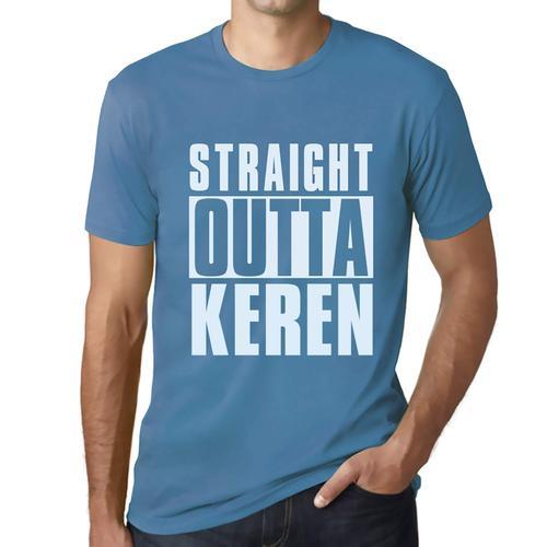 Homme Tee-Shirt Tout Droit Sorti De Keren - Straight Outta Keren - ... on Productcaster.