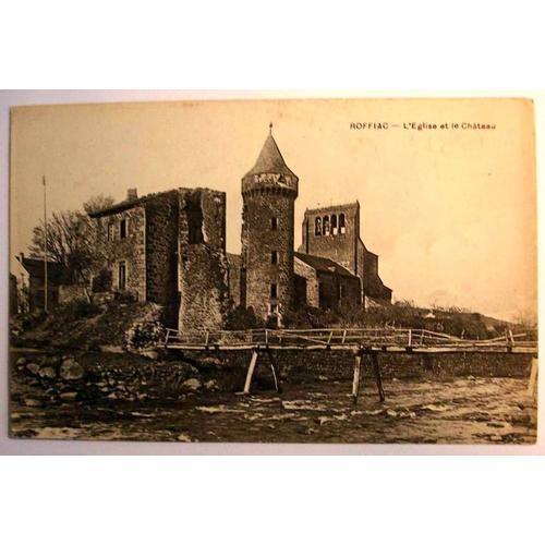 Carte Postale Ancienne Morbihan Roffiac L Eglise Et Le Chateau on Productcaster.