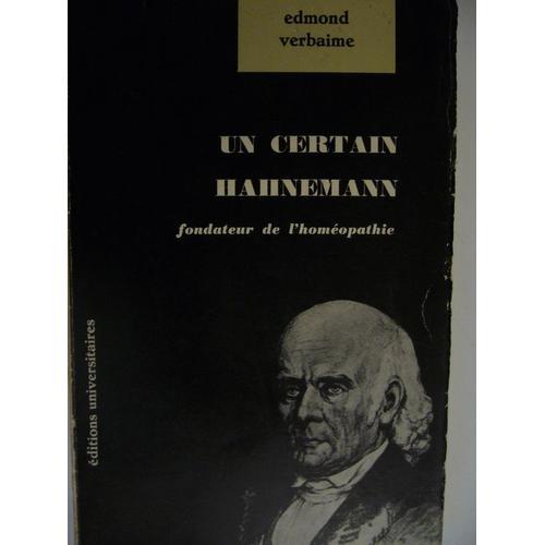 Un Certain Hahnemann, Fondateur De L'homéopathie on Productcaster.