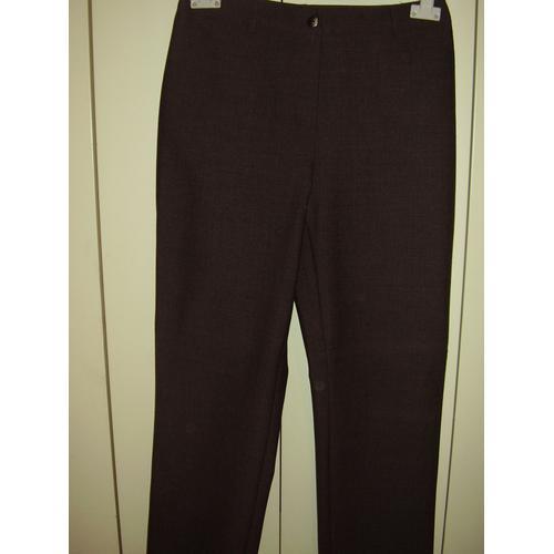 Trés Beau Pantalon Cacharel 44% Laine, Marron, 2 Petites Poches Pla... on Productcaster.