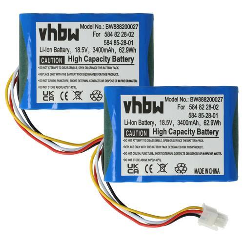 vhbw 2x Batteries compatible avec Gardena Sileno+, R160Li 2017, R16... on Productcaster.