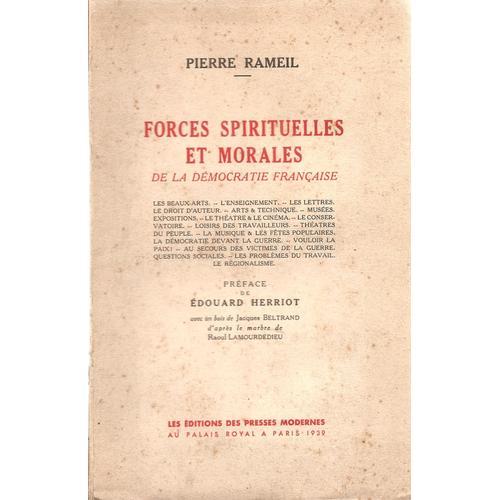 Forces Spirituelles Et Morales De La Democratie Francaise on Productcaster.