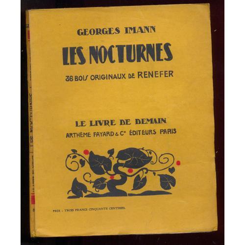 Les Nocturnes. 36 Bois Originaux De Renefer. Le Livre De Demain N° 89 on Productcaster.