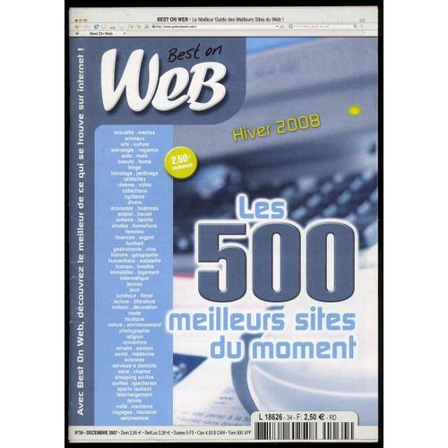 Best On Web N° 34 : Les 500 Meilleurs Sites Du Moment on Productcaster.