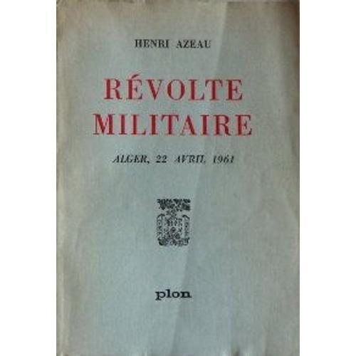 Révolte Militaire - Alger, 22 Avril 1961 on Productcaster.