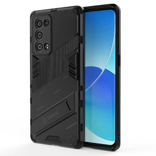 Housse Pour Oppo Reno 6 Pro Plus Couverture Protectrice Kickstand M... on Productcaster.