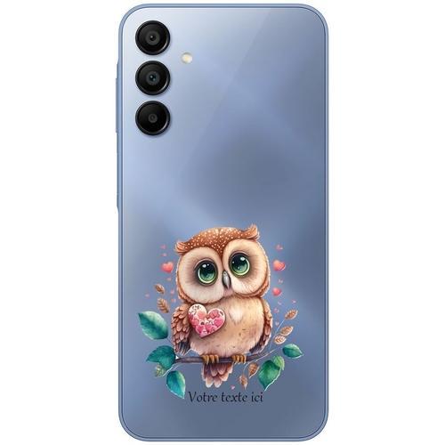 Coque Pour Galaxy S23 Fe Chouette Et Coeur Personnalise on Productcaster.