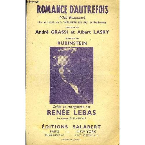 Romance D'autrefois on Productcaster.