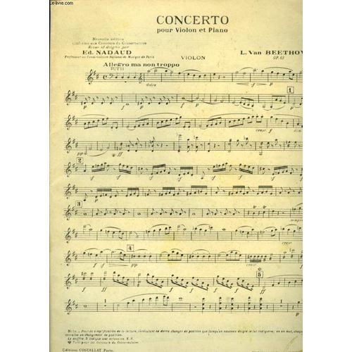 Concerto Pour Violon Et Piano Op 61 on Productcaster.