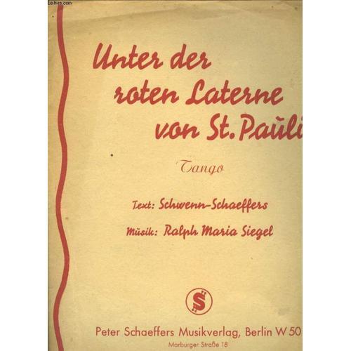 Unter Der Roten Laterne Von St Pauli Tango on Productcaster.