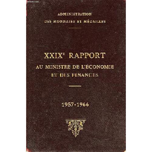 Xxixe Rapport Au Ministre De L'economie Et Des Finances, Operations... on Productcaster.