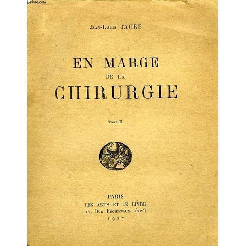 En Marge De La Chirurgie, Tome Ii on Productcaster.