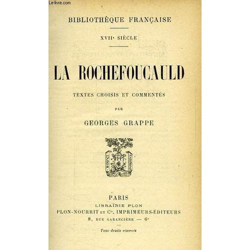 La Rochefoucauld, Textes Choisis Et Commentes on Productcaster.