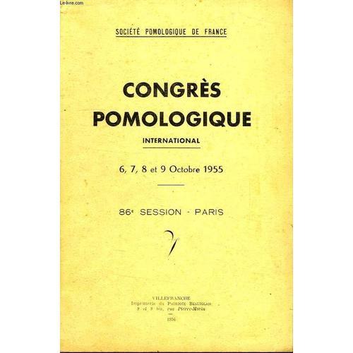 Congres Pomologique International, 7-9 Oct. 1955, 86e Session, Paris on Productcaster.