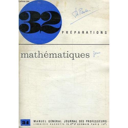 32 Preparations, Mathematiques, Serie 34 on Productcaster.