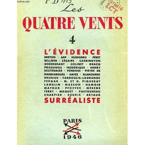 Les Quatre Vents, N° 4, L'evidence Surrealiste on Productcaster.