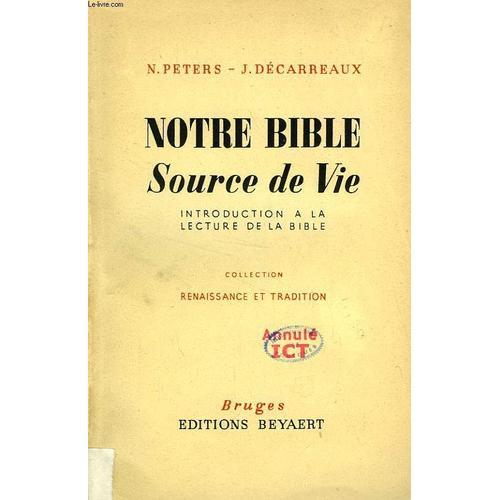 Notre Bible, Source De Vie on Productcaster.