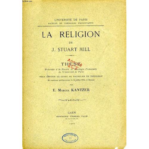 La Religion De Stuart Mill (These) on Productcaster.