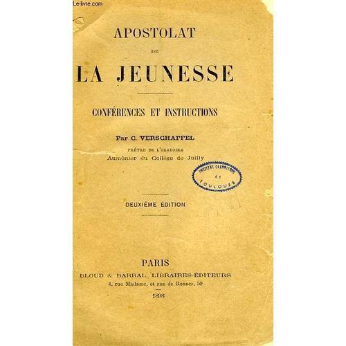 Apostolat De La Jeunesse, Conferences Et Instructions on Productcaster.