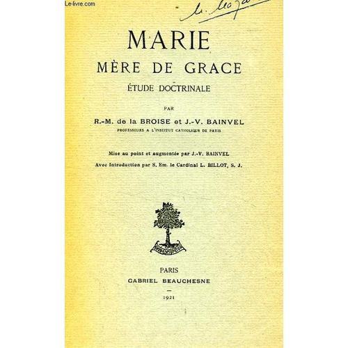 Marie Mere De Grace, Etude Doctrinale on Productcaster.