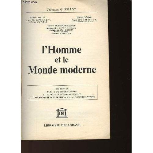 L'homme Et Le Monde Moderne on Productcaster.