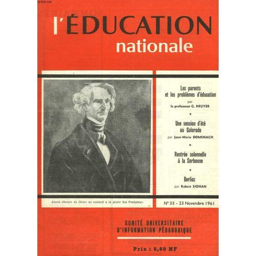 L'education Nationale N°33 on Productcaster.