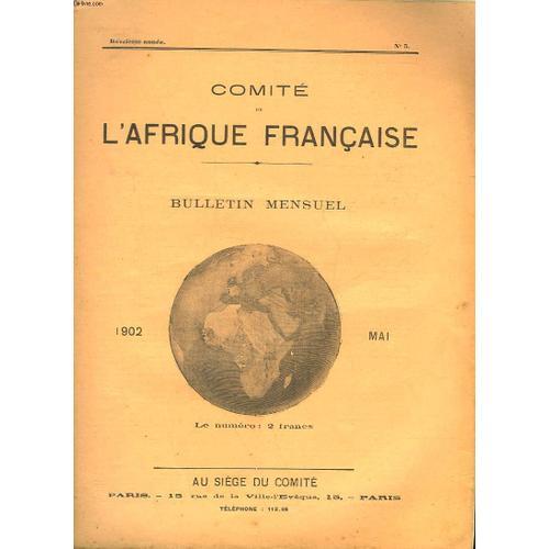 Comite De L'afrique Francaise - 12° Annee - N°5 on Productcaster.