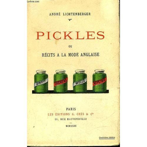 Pickles Ou Recits A La Mode Anglaise on Productcaster.