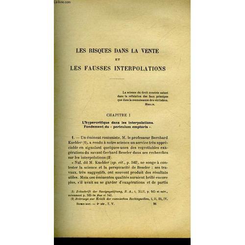 Les Risques Dans La Vente Et Les Fausses Interpolations (À Suivre) ... on Productcaster.